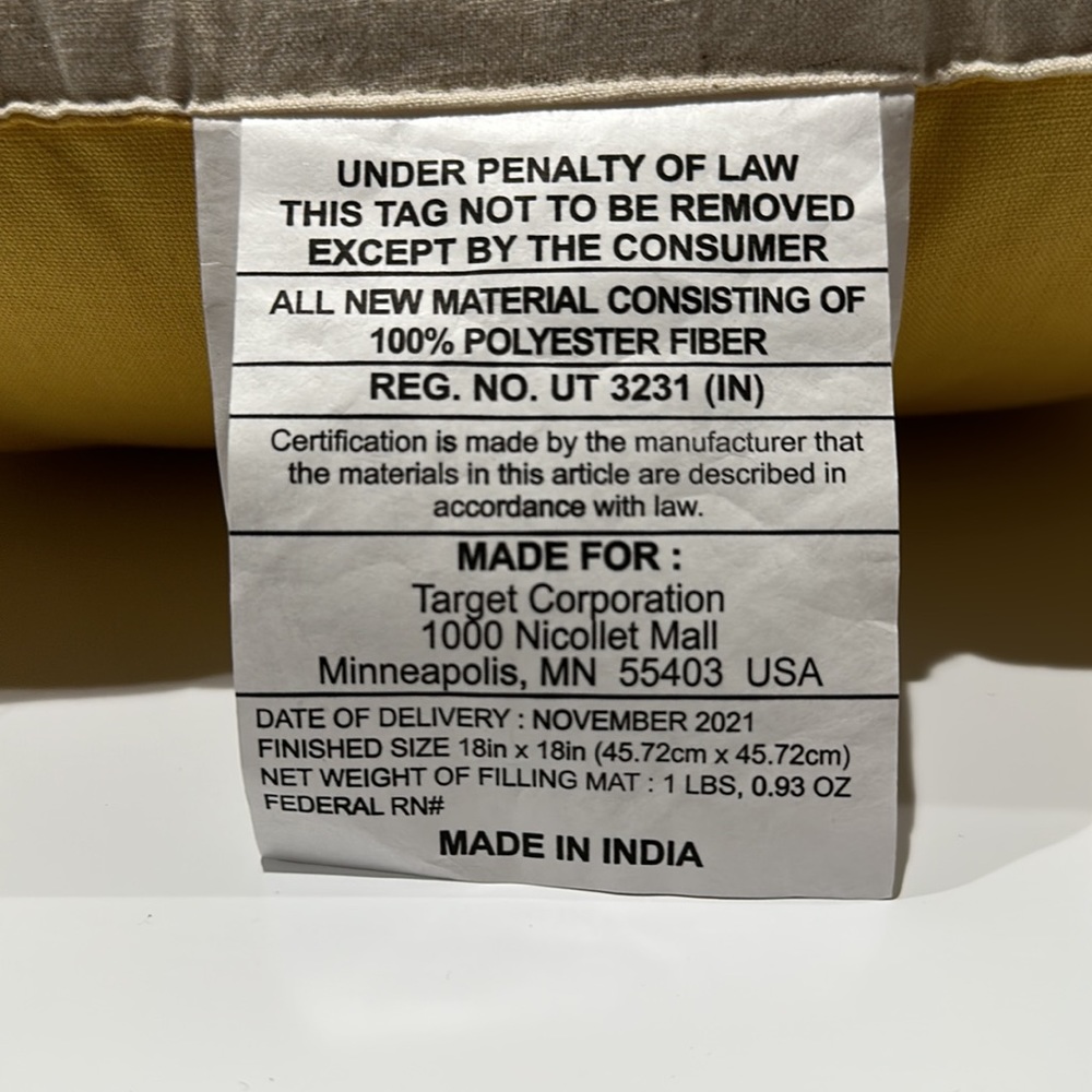 COPY - 🌸NEW 🐣 Easter  THRESHOLD Decorative Pillow 18in x 18in. - Picture 15 of 15